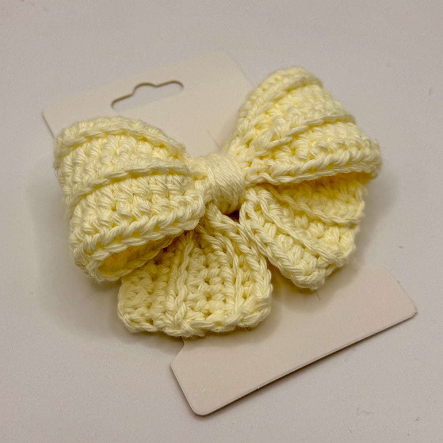 Cream Hair Bow