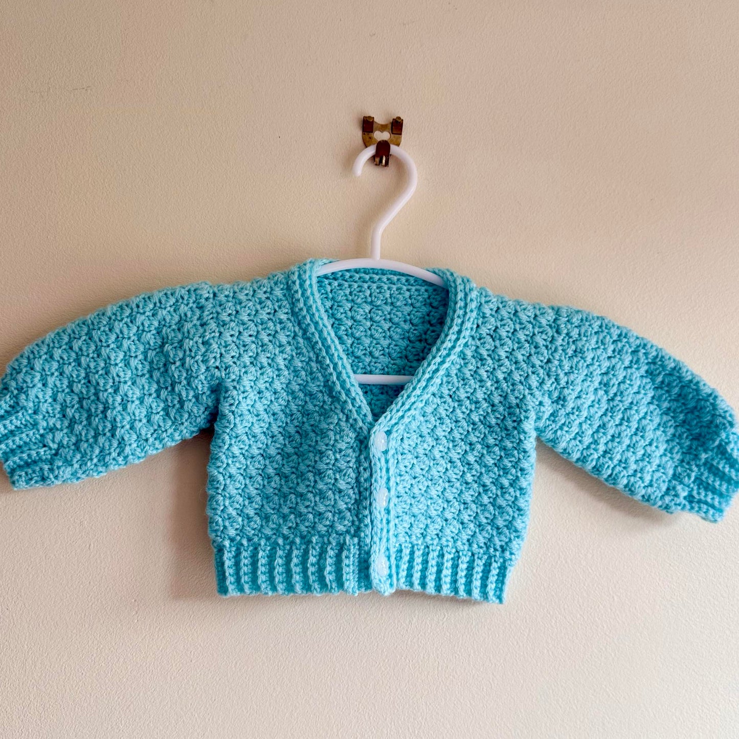 Blue Acacia Cardigan Newborn