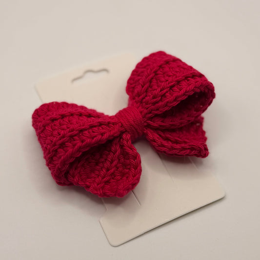 Fuchsia Hair Bow