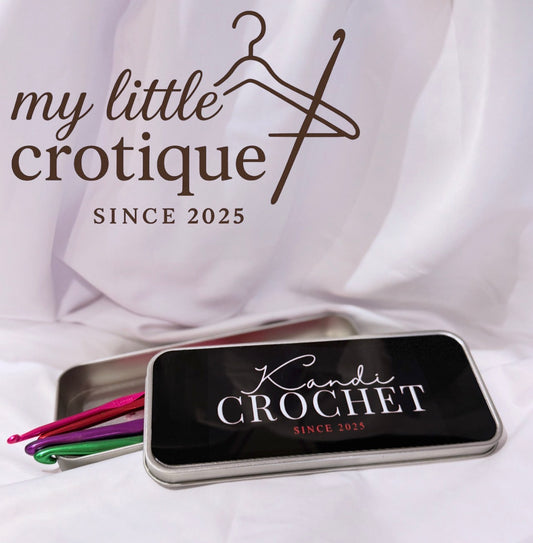Logo Crochet Tin