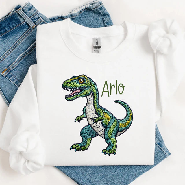 Personalised Dinosaur Sweater