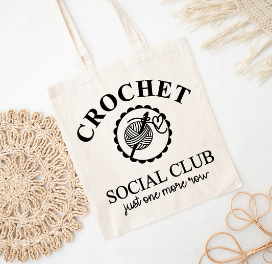 Crochet Social Club Tote Bag