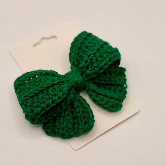 Christmas Green Hair Bow