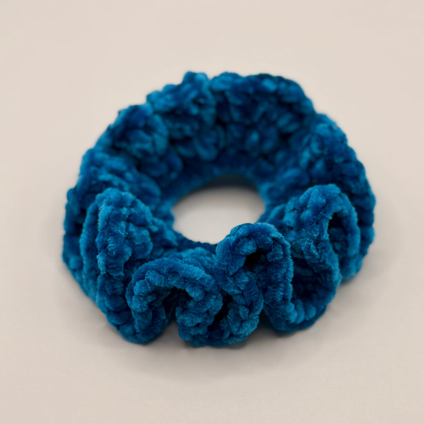 Navy Chenille Scrunchie