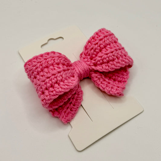 Fondant Pink Hair Bow