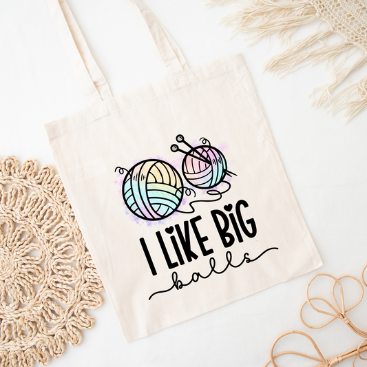 I Like Big Balls Tote Bag