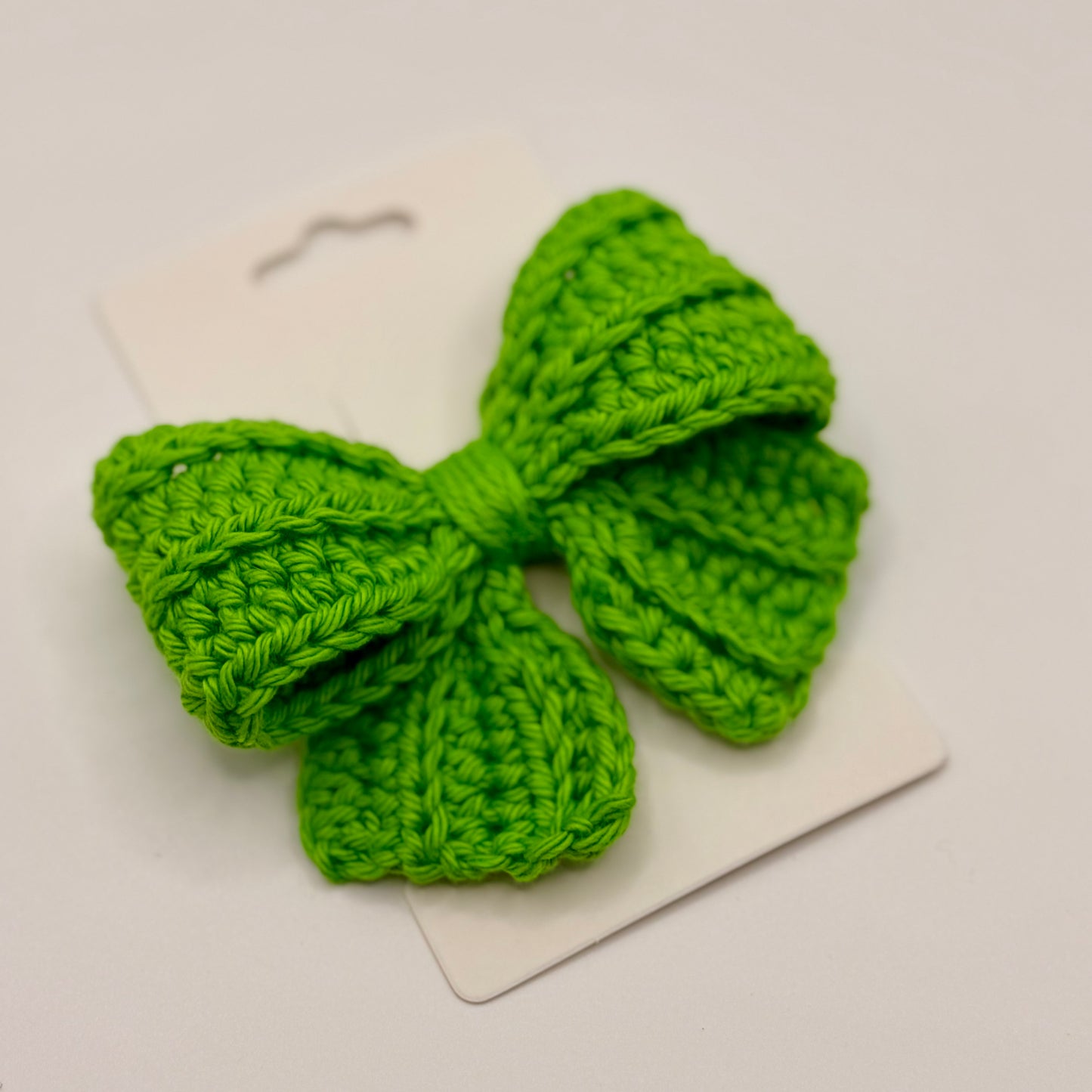 Bright Green Hair Bow